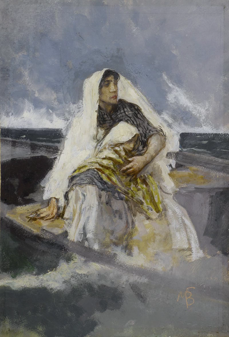 Traversata in laguna (Madre chioggiotta) - Galleria d’Arte Moderna, Milano